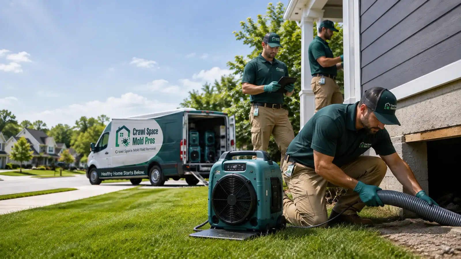 Crawl Space Mold Removal in Lakeview, OH